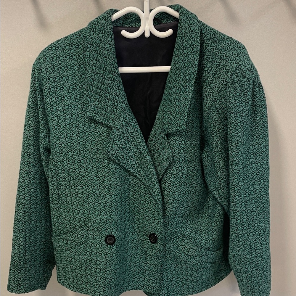Vintage Blazer - Puff Sleeve Oversized